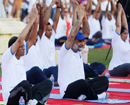 Abu Dhabi: International Yoga Day was organized by Indian Embassy at ADIS